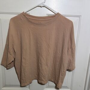 SO Women's Tan Short Sleeve Tee